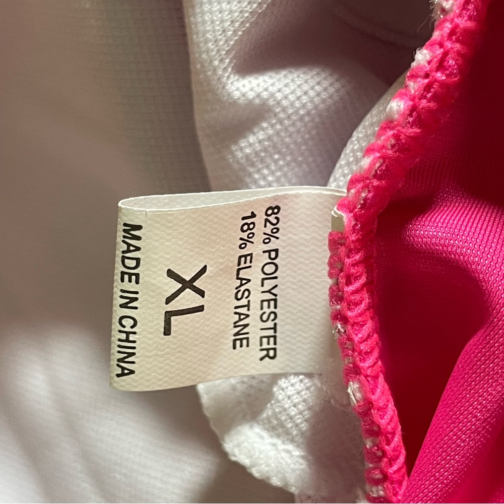 Sz XL women One-Shoulder Pink Swimsuit - Picture 12 of 14